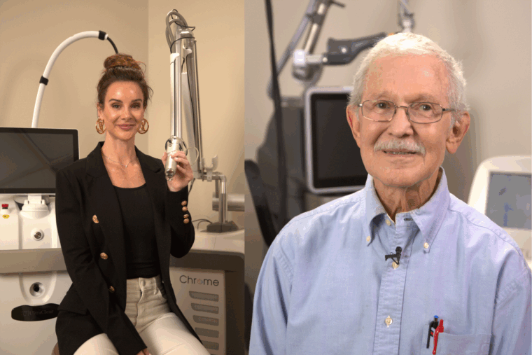 Dr. Finger and Esthetician Holly Wade at New Youth Medical Spa Savannah, GA
