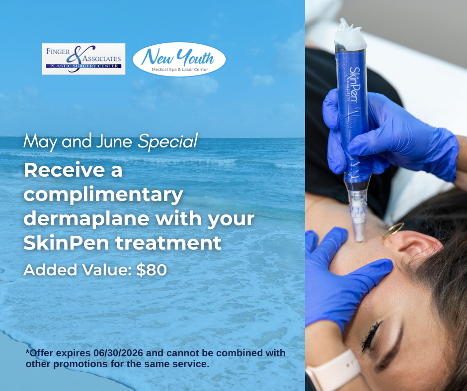 Receive a complimentary dermaplane with your SkinPen treatment